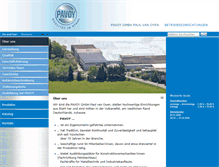 Tablet Screenshot of pavoy.de